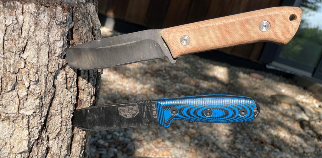 Those looking for the best camping knife will be well served by either the Buck Compadre or the ESEE 4