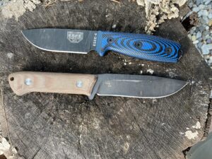 Either the Buck Compadre or the ESEE 4 could be styled as the best camping knife.