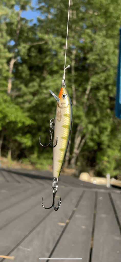 Tuning a fishing lure like this Rapala lure is easy - and often necessary.