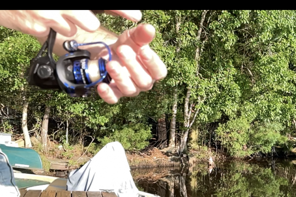 Braking a spinning reel