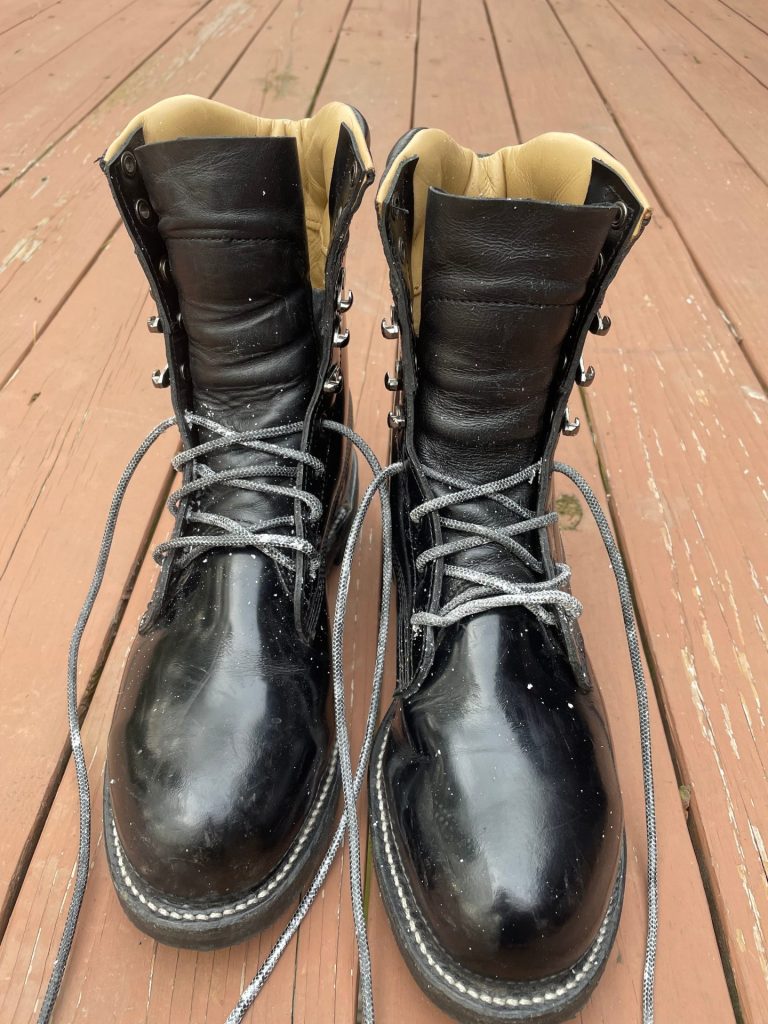 Waxing Boot Laces