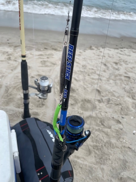 How to protect your fingers while surfcasting.