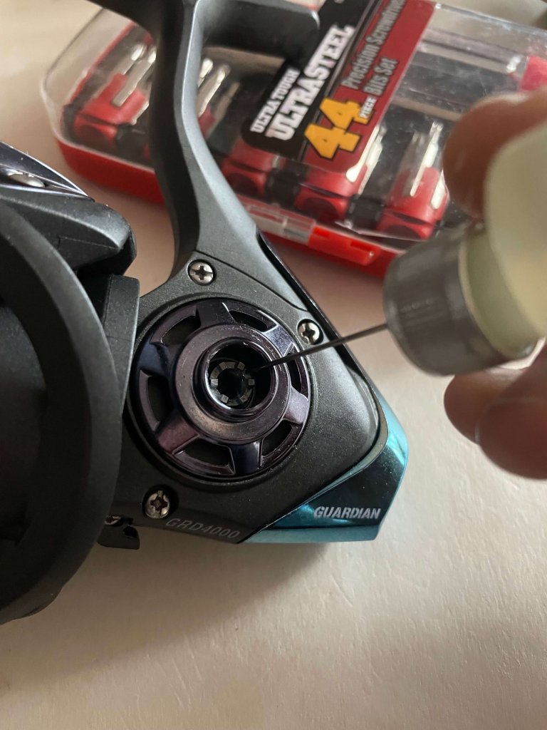 How to clean and grease a surf reel.
